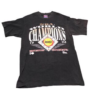 Vintage 1994 Houston Rockets NBA World Champions T-Shirt SZ L